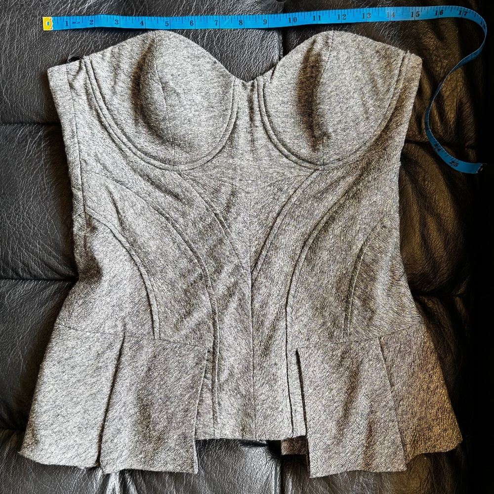 LAMB strapless top